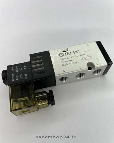 شیر برقی 5 به 2 سایز 14 اینچ ولتاژ 24VAC برند JELPC