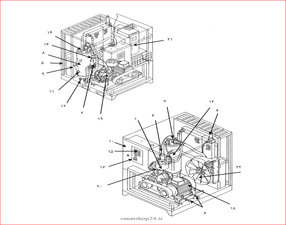 کمپرسور های روغنی  اسکرو